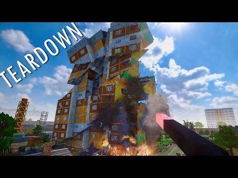 АСМР СНОС ЗДАНИЯ В TEARDOWN