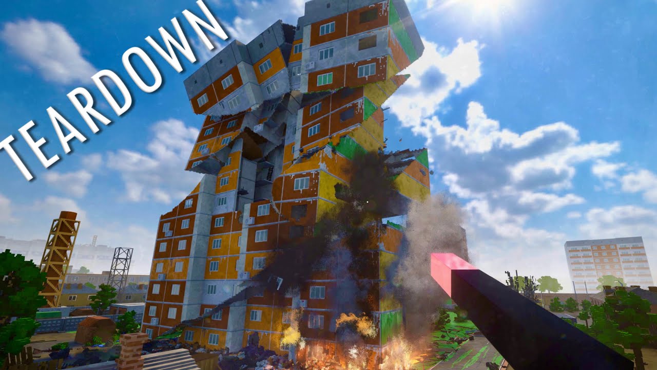 АСМР СНОС ЗДАНИЯ В TEARDOWN