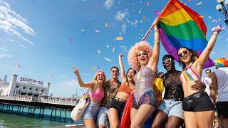 Is This the BEST Pride in the UK? 🌈 Brighton Pride Experience