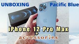 Unboxing  iPhone 12 pro max (blue/256GB) + accessories 开箱iPhone12 pro max+手机配件+购买链接