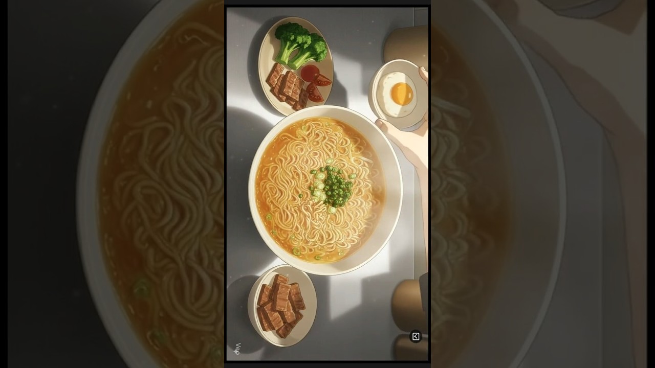 Aesthetic Anime Ramen Cooking 🍜 [ FULL HD ]