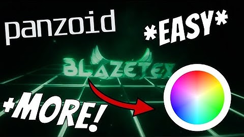 The Easiest Way To Change The Colour Of Your Panzoid Template! (+MORE)