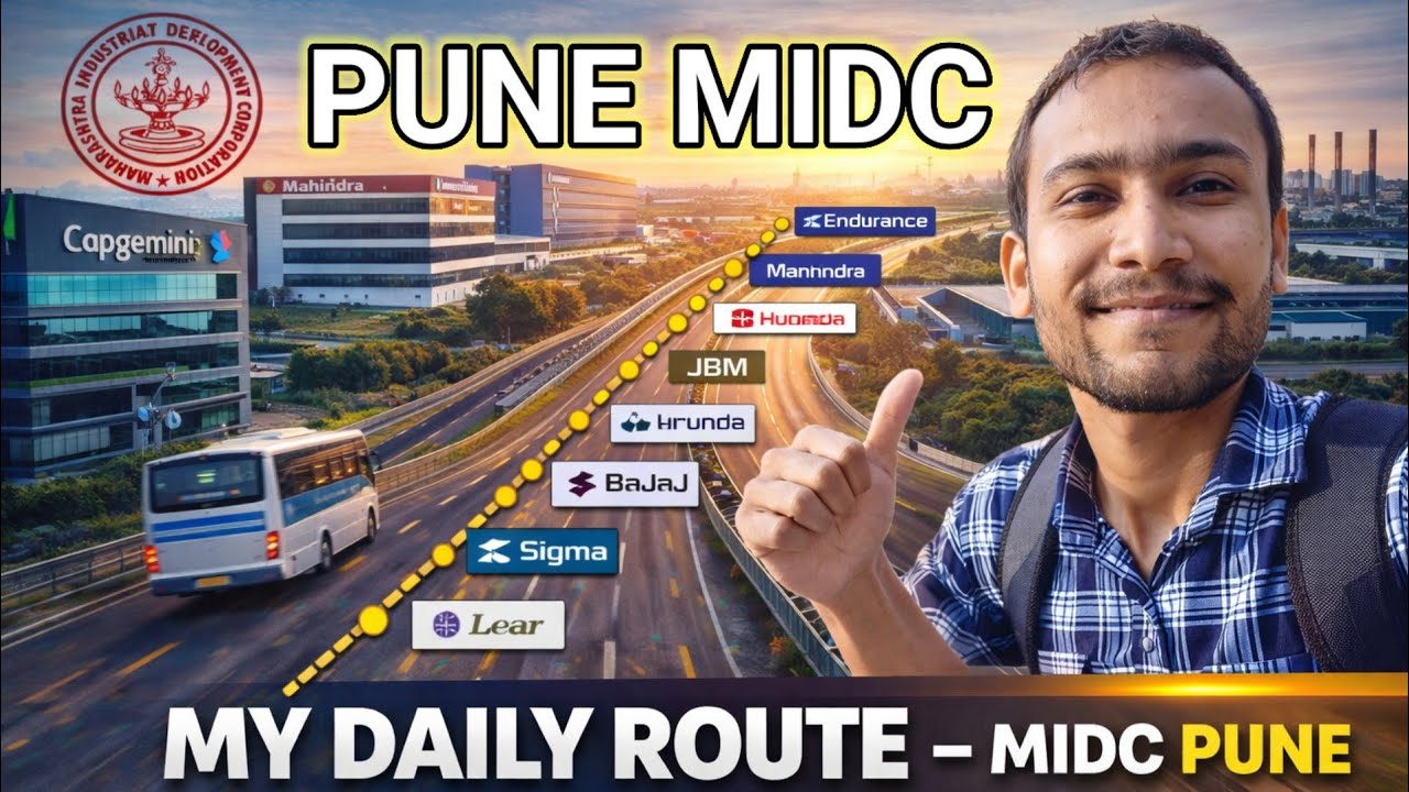 My Daily Route – MIDC PUNE 🚍 | Mechanical Engineer Life | MIDC PUNE Life 2026