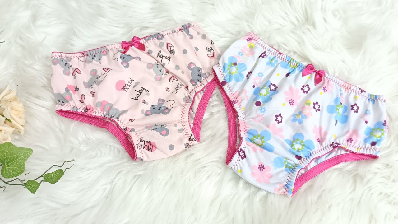 MALHA PV Calcinha infantil #costura #modaíntima #acabamentos #confeccao
