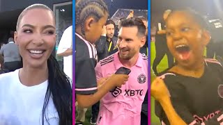 Kim Kardashians Son Saint Freaks Out Meeting His Idol
