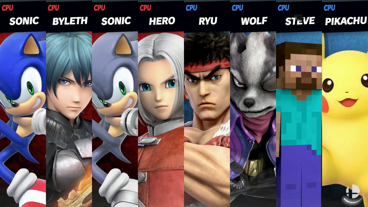 Super Smash Bros. Ultimate - Zapdos & Gran Turismo vs Team Ryu