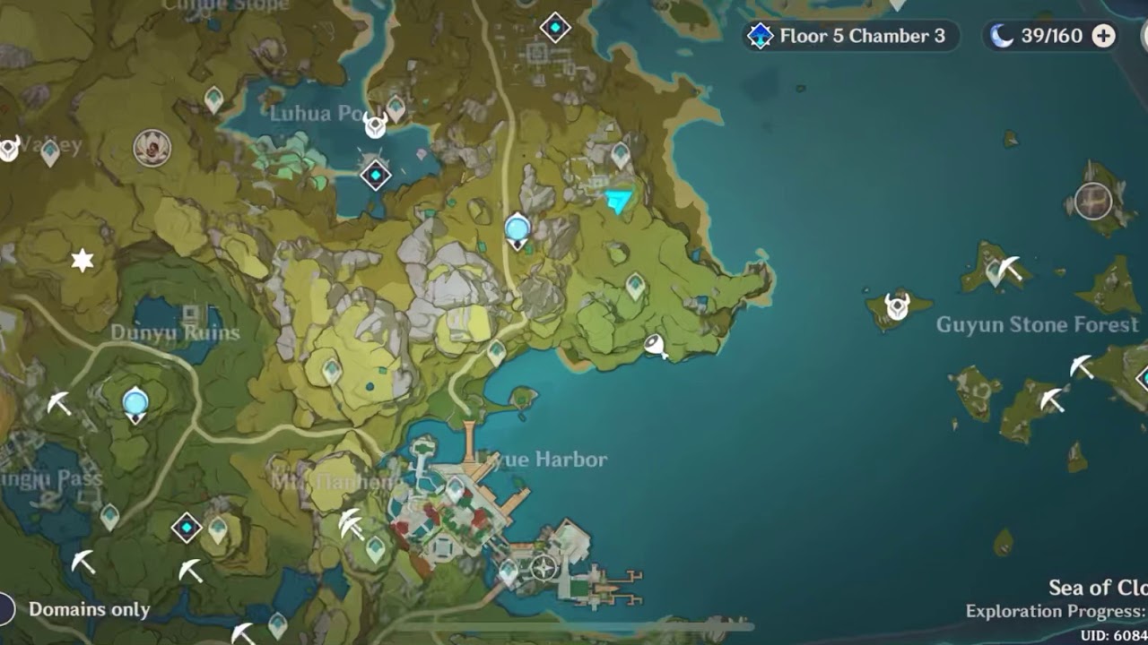 Genshin Geo totem swirl in Liyue