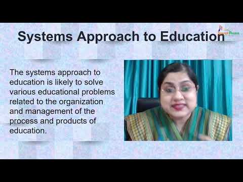 Systems approach Education