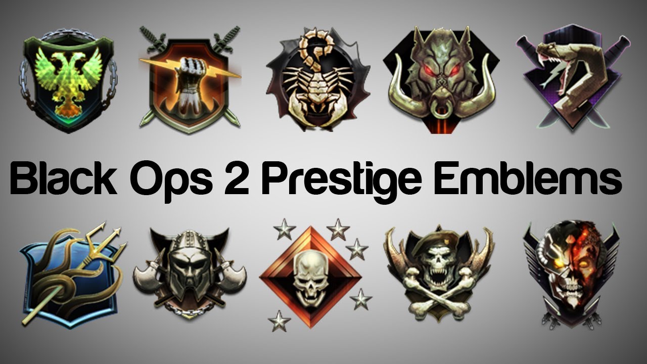 Black, Ops, 2, Prestige, Emblems.