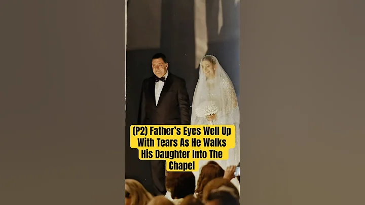 (P2) Father’s Eyes Well Up With Tears As He Walks His Daughter Into The Chapel #lacaxunghe