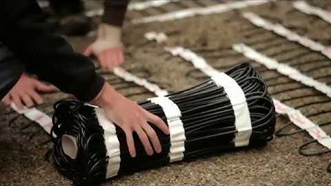 Installation of a Heated Paver Driveway