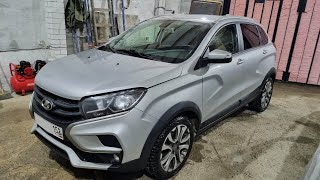 Lada Xray - Установка сабвуфера