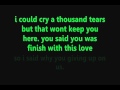 Chris Brown- Last Time Together (Lyrics On Screen)