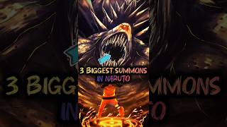 3 Biggest Summons in Naruto 🤯🔥 | Anime BLAH