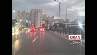 جولة مسائية بمدينة وهران الباهية من وسط المدينة نحو نهج كوبا و وسط المدينة