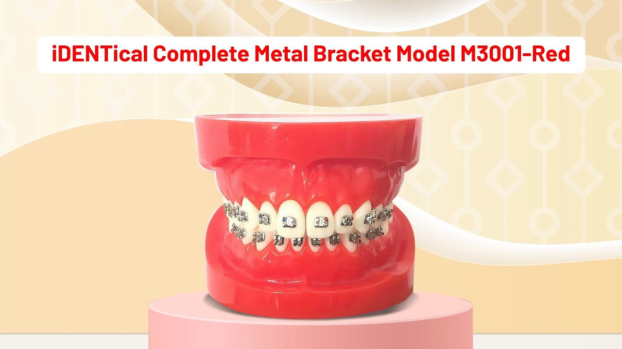 iDENTical Complete Metal Bracket Model M3001-Red