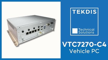 Introducing the VTC7270-C4 Fanless Vehicle Computer | TEKDIS LLC