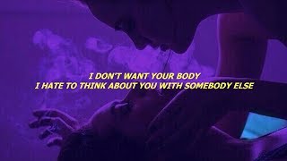 Video thumbnail of "Somebody else - The 1975 | Lyric Video"