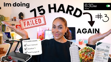 Attempting 75 Hard Again: My NEW strategy to transform my entire life