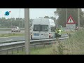 Ambulance naar A9 bij viaduct Nijenburgerweg Heiloo