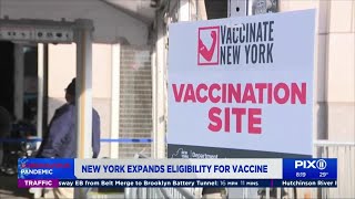 NY expands eligibility for COVID-19 vaccine