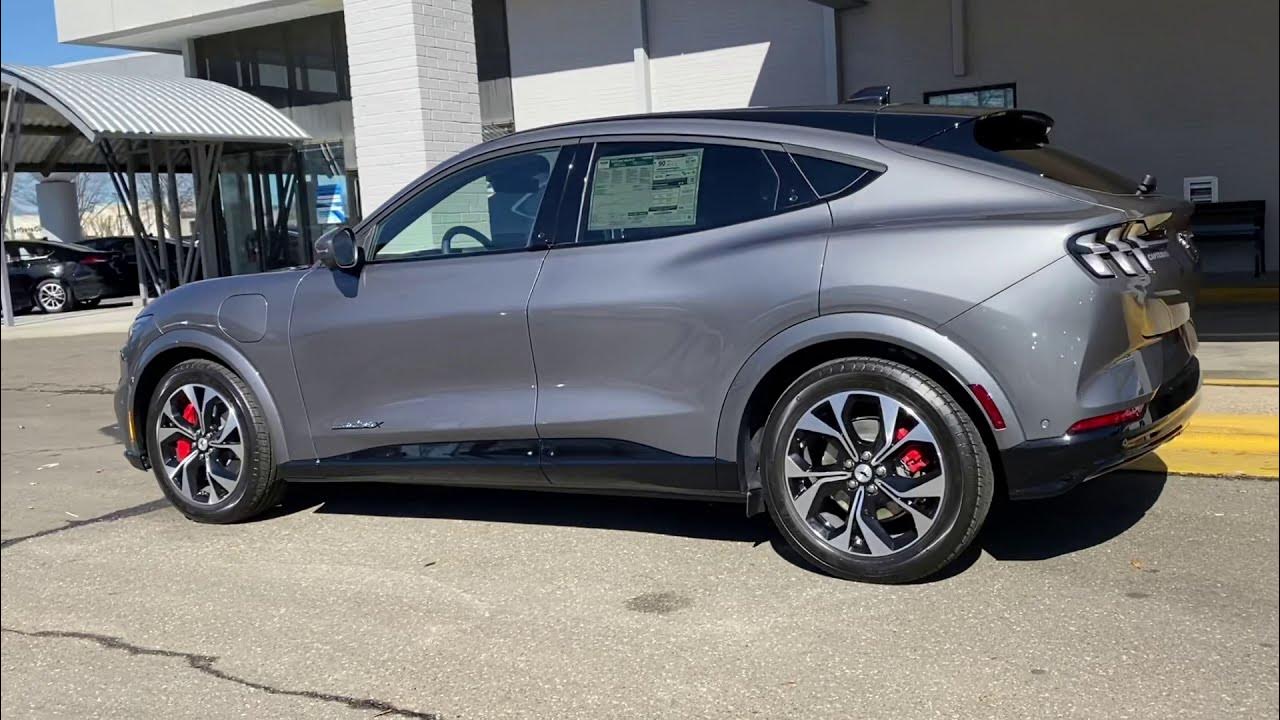 2021 Mustang Mach-E Walk Around - Carbonized Gray First Edition - YouTube