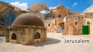 Гробница Иисуса и Голгофа. Святые места Иерусалима во время войны.
