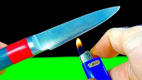 Razor-Sharp Knife Sharpening Method in 2 Minutes.