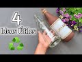 NO TIRES estos materiales!! ♻️ Cómo decorar botellas grandes de vidrio - Ideas fáciles.