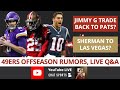 49ers Trade Rumors: Jimmy Garoppolo To Patriots? + Kirk Cousins & Richard Sherman Update | LIVE Q&A