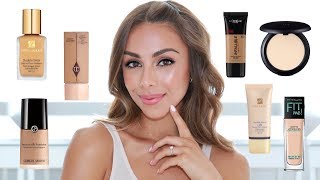 THE BEST FOUNDATIONS (HIGHEND & DRUGSTORE) | Annie Jaffrey