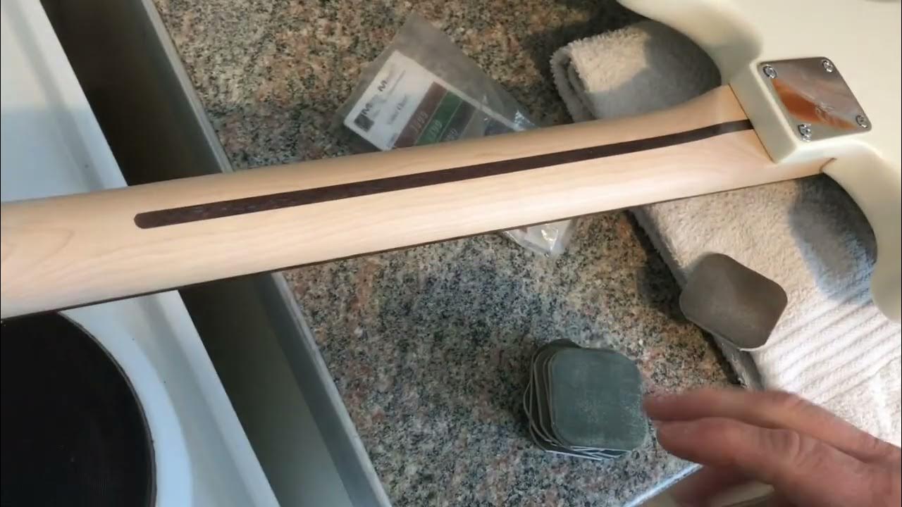 Sanding a guitar neck, the basics YouTube