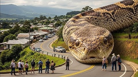 Anaconda Sanke Attack Man In City | Anaconda Snake Attack  | real Anaconda | real snake 