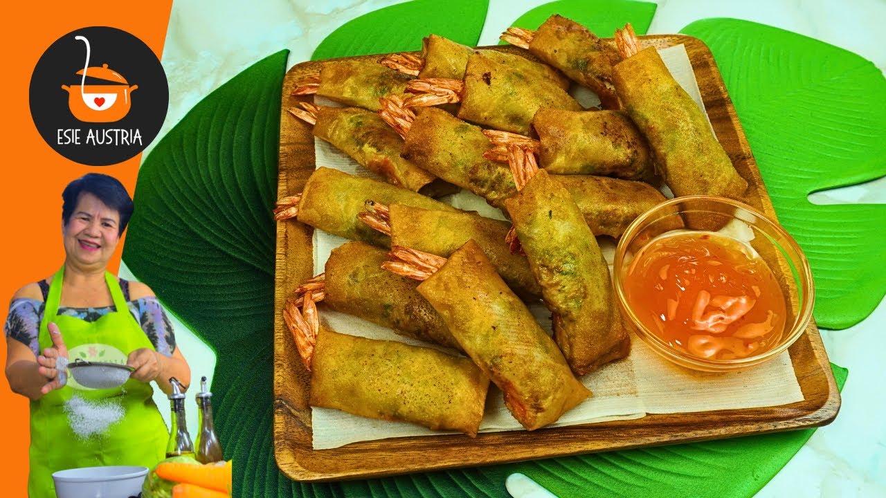Easy Rellenong Hipon | Relyenong Hipon | Shrimp Rolls | Pinoy Ulam Recipe