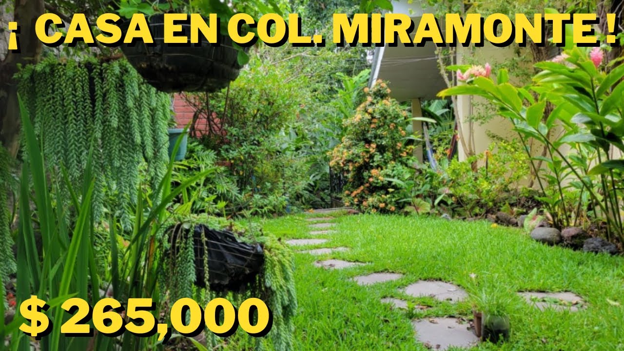 CASA EN VENTA NO PRIVADO COLONIA MIRAMONTE ZONA CALLE TOLUCA // SAN