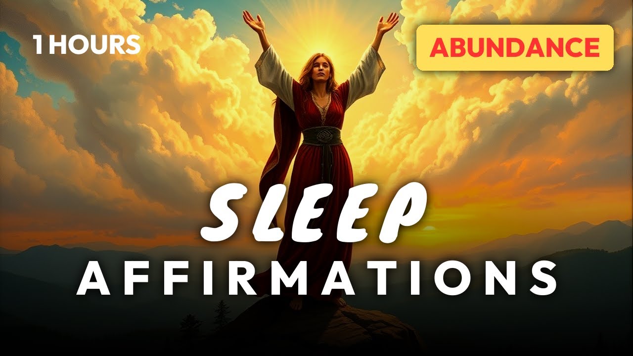 ABUNDANCE Affirmations while you SLEEP Program Your Mind for WEALTH  PROSPERITY POWERFUL