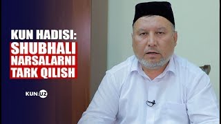 SHUBHALANTIRGAN NARSALARNI TARK ETISH, INSONNI GUNOHDAN SAQLAYDI