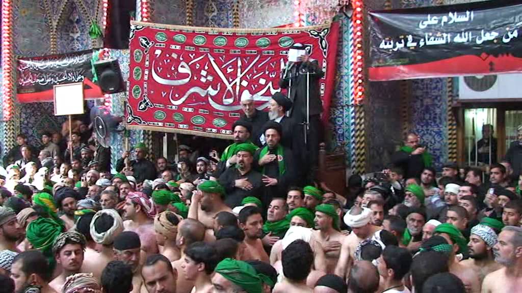 موكب النجف الاشرف الرادود الشيخ هادي مريطي الاربعينية 2011