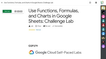 Use Functions, Formulas, and Charts in Google Sheets: Challenge Lab | Arcade | #qwiklabs | #GSP379