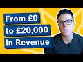 How to Go from ZERO to £20,000 in Revenue through Your Website