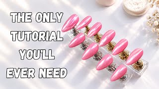How to Do Pink Glazed Nails (Glazed Donut Manicure at Home)