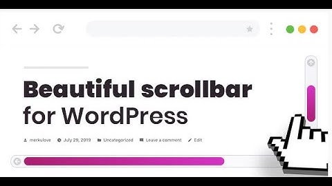 How to add Custom Scrollbar for WordPress | Wordpress Plugin tutorial