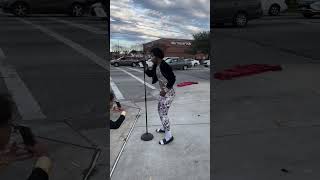 Street Performer Performs  Prince 