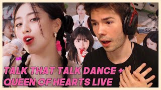 Twice 'QUEEN OF HEARTS' Live &  'TALK THAT TALK' Dance Practice Reaction
