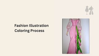 Fashion Illustration Coloring Process screenshot 3