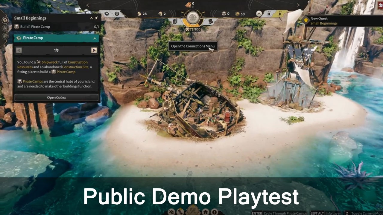 Playtest of "Corsair Cove" City Builder Demo (Part 1/3)