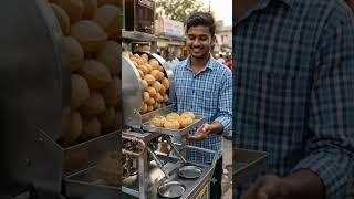 Indian Desi Hack – Automatic Pani Puri Machine #ytshorts #shorts #panipuri #desi#food