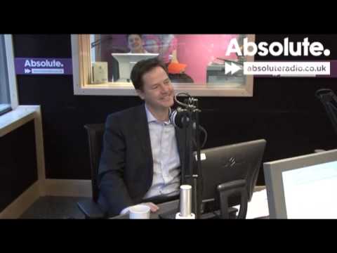 Lib Dem Leader Nick Clegg on Absolute Radio