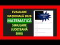 SIMULARE MATEMATICĂ JUDEȚ SIBIU FEBRUARIE 2026  PREGĂTIRE EVALUARE NAȚIONALĂ CLASA 8 – REZOLVARE
