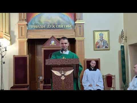 Прев’ю запису: Проповідь Отця Павла Німака на Святій Месі 18.08.2024.